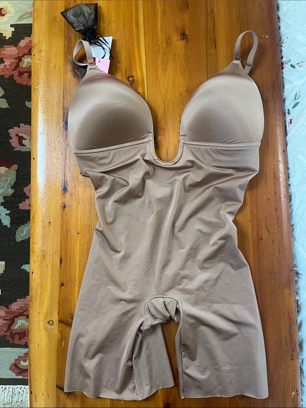 SPANX Nude Tummy-Control Bodysuit with Built-In Cups